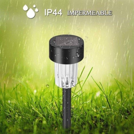Set de 5 Luces Solares de Suelo Autrucker Multicolor Impermeables IP65