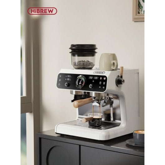 Cafetera Espresso Semi-automática HiBREW H7B 2,8 L 20 Bares con molinillo integrado