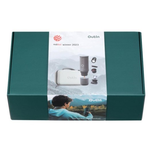 Macchina da caffè espresso portatile Outin Nano 7500 mAh 20 bar con custodia