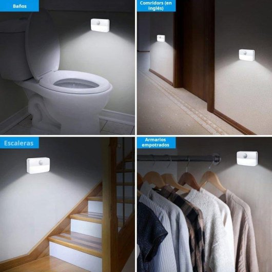 Miniluz con Sensor de Movimiento Autrucker para Interiores