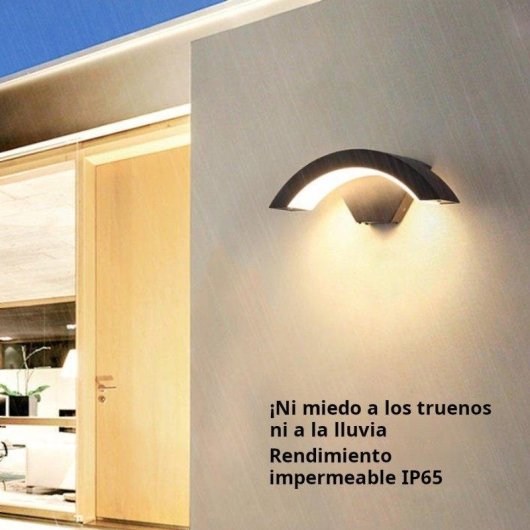 Applicazione a Muro Autrucker 18 W Arco Luce Calda