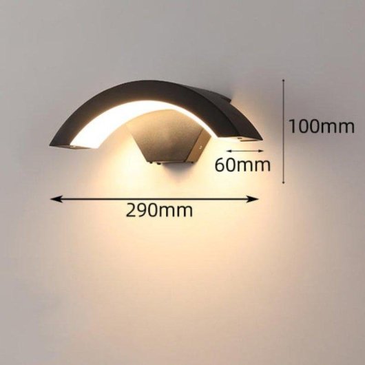 Applicazione a Muro Autrucker 18 W Arco Luce Calda