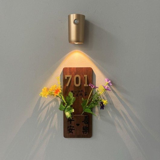 Luz Nocturna Inalámbrica Autrucker con Sensor y Panel de Puerta Iluminado