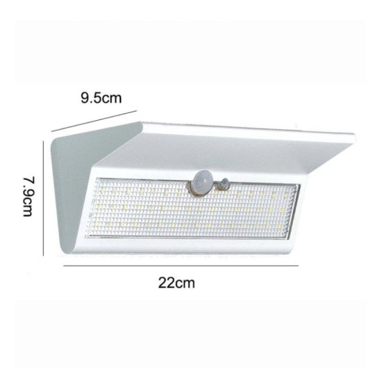 Applicazione murale Autrucker con rilevatore di movimento, resistente all'acqua IP65, luce calda