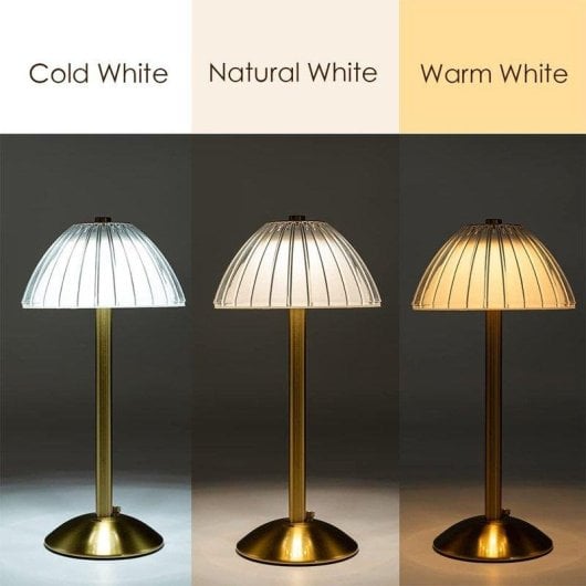 Autrucker LED-Lampe 30cm 3 Temperaturen Einstellbar Kabellos
