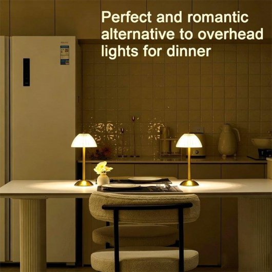 Autrucker LED-Lampe 30cm 3 Temperaturen Einstellbar Kabellos