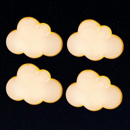 Pack 2 Luces Nocturnas LED Nube con Sensor de Luz Autrucker
