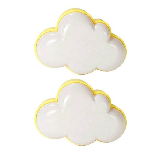 Pack de 2 Luces Nocturnas LED Nube con Sensor de Luz, diseño compacto, Autrucker