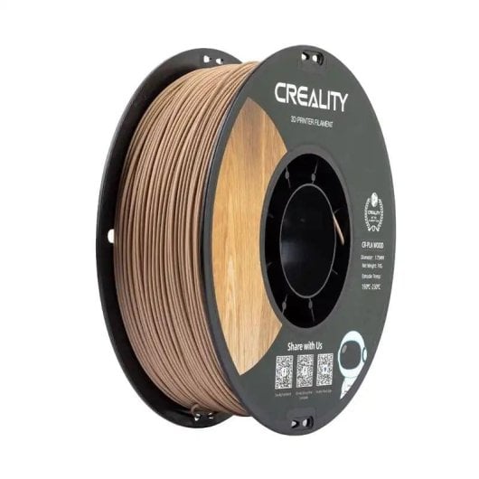 Filamento Wood Fiber Creality 3301130001 White Pine 1,75 mm Resistente Fácil Impresión