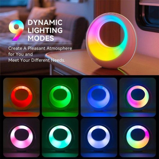 Lampada da tavolo LED tattile Autrucker RGB regolabile con telecomando