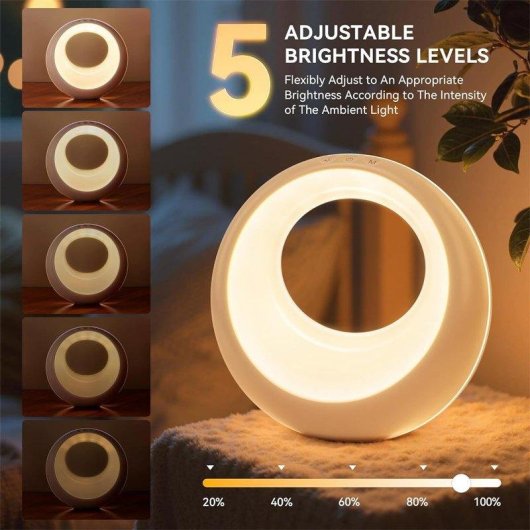 Lampada da tavolo LED tattile Autrucker RGB regolabile con telecomando