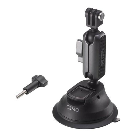 Soporte de Ventosa para Cámara DJI Osmo Action, Montaje para Bicicleta, Negro
