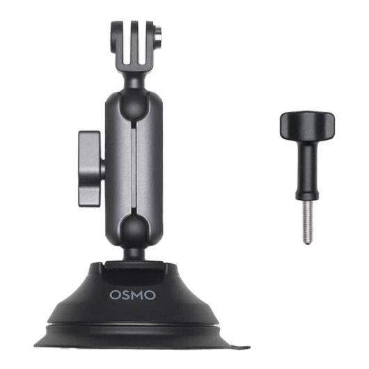 Soporte de Ventosa para Cámara DJI Osmo Action, Montaje para Bicicleta, Negro