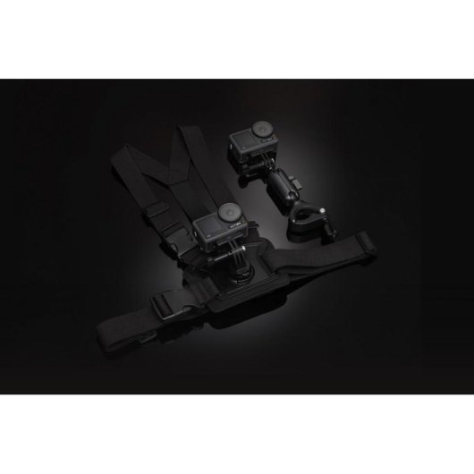 Kit Accessoires Vélo DJI Osmo Action, Monture Poitrine et Guidon