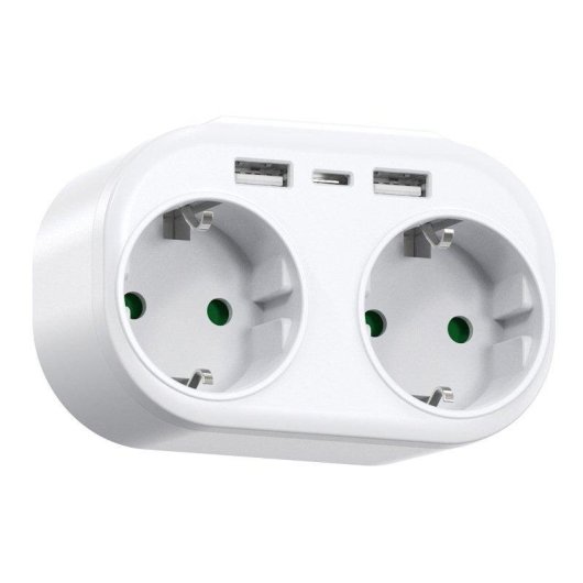 Multipresa Autrucker 2 Prese USB-A 2 USB-C Compatta e Sicura
