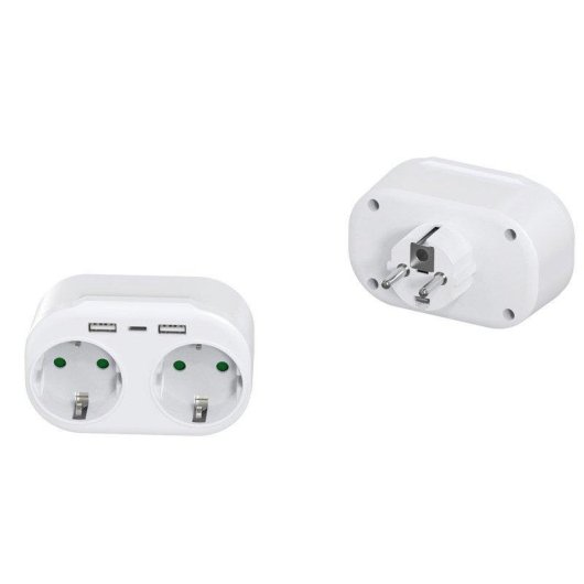 Multipresa Autrucker 2 Prese USB-A 2 USB-C Compatta e Sicura