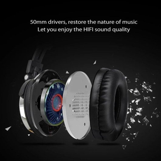 Auriculares Over-ear Pro10 Alta Resolución Estudio DJ Monitor Con Cable Micrófono Para Móvil Y Pc