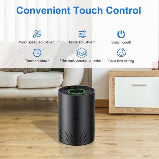 Luftreiniger H13 HEPA für Zuhause: Staub, Rauch, Pollen, Gerüche