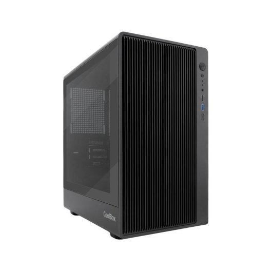 Boîtier PC Micro ATX CoolBox GM350 DarkFace USB-C 3.2 Gen1 Verre Fumé