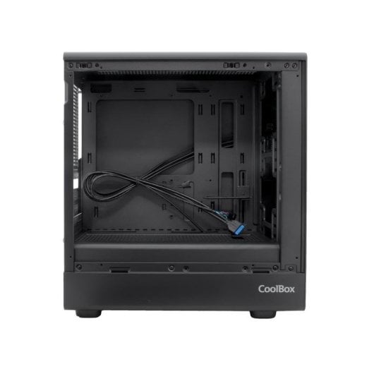 Boîtier PC Micro ATX CoolBox GM350 DarkFace USB-C 3.2 Gen1 Verre Fumé