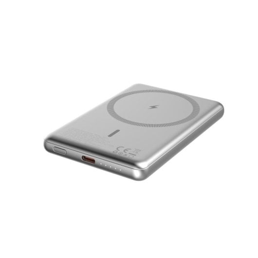 Bateria Externa DCU Tecnologic 5000 mAh Prateado