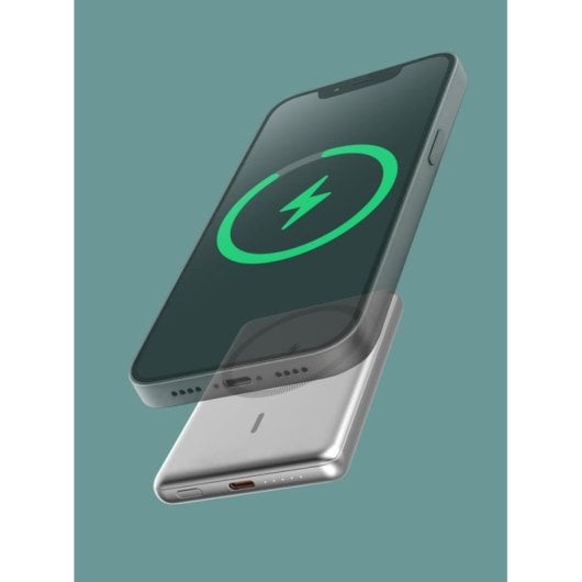 Bateria Externa DCU Tecnologic 5000 mAh Prateado