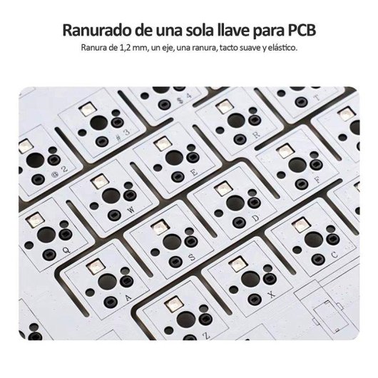 Tastatur Generica R75 kompakt RGB Hot-Swappable PBT Tasten kabelgebunden
