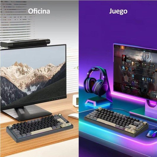 Tastatur Generica R75 kompakt RGB Hot-Swappable PBT Tasten kabelgebunden