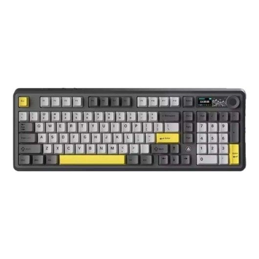 Teclado Genérica AK980 mecánico compacto con pantalla TFT y RGB multiconexión