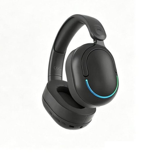 Auriculares Genéricos inalámbricos Bluetooth 5.4 plegables con sonido 3D y carga rápida negro