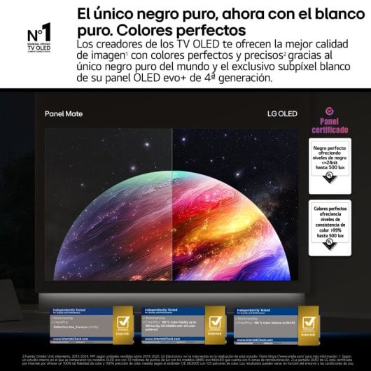 TV LG OLED evo AI OLED65C64LA 65" 4K UltraHD 120Hz Smart TV WebOS HDR10 Dolby Vision Atmos