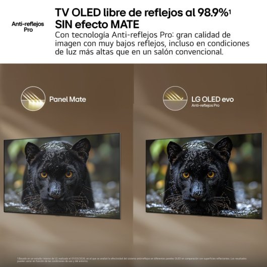 TV LG OLED evo AI OLED65C64LA 65" 4K UltraHD 120Hz Smart TV WebOS HDR10 Dolby Vision Atmos