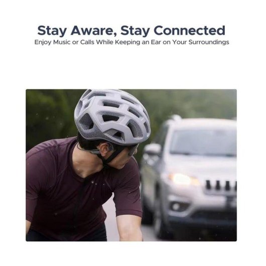 Auriculares Genéricos inalámbricos Bluetooth 5.4 conducción ósea IP66 para deporte negro