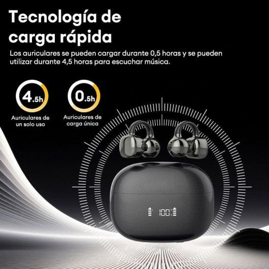 Auricolari Paxa Clipbuds 7 Bluetooth 5.4 Open Ear, Impermeabili IP45, Suono Direzionale