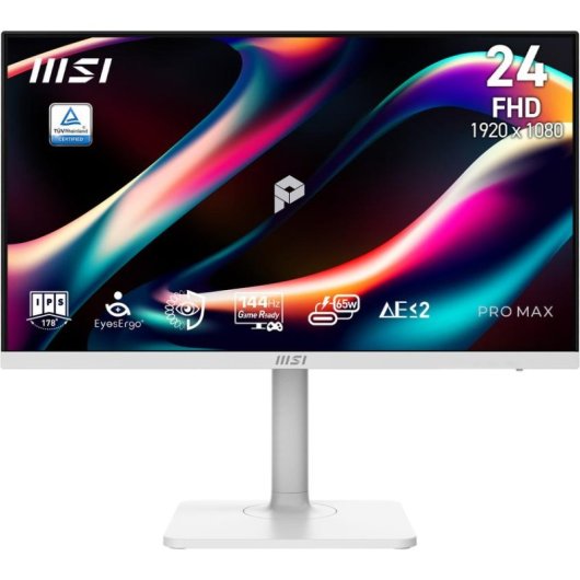 Monitor MSI PRO MAX 241PHW E14 23,8" FullHD 144Hz IPS Altura Ajustable