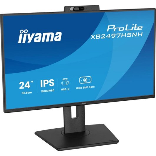 Écran PC iiyama ProLite XB2497HSNH-B1 23,8" Full HD 100Hz IPS USB-C Haut-parleurs Hauteur réglable