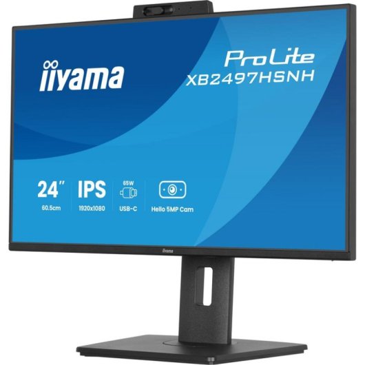 Écran PC iiyama ProLite XB2497HSNH-B1 23,8" Full HD 100Hz IPS USB-C Haut-parleurs Hauteur réglable