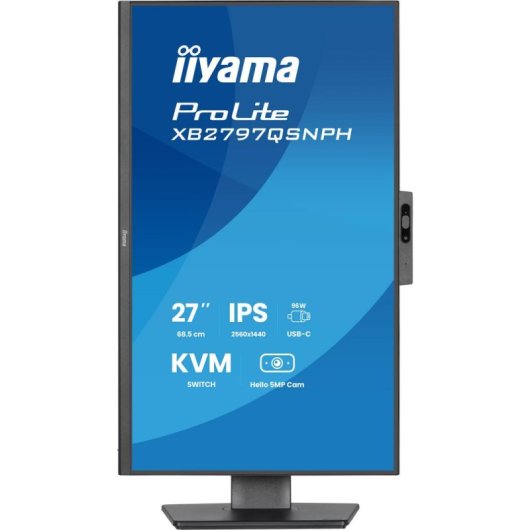 Monitor iiyama ProLite XB2797QSNPH-B1 27" Quad HD 75Hz IPS USB-C Altura Ajustable