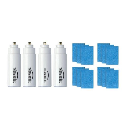 Recambio Repelente Thermacell 20 m² 48 Horas 4 Cartuchos + 12 Pastillas