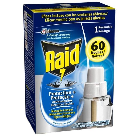 Pack Recambios Líquido Raid Anti Mosquitos 2 Unidades 120 Noches
