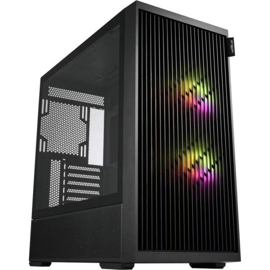 Carcassa Midi Tower Fortron M330 Preta ARGB com 4 ventiladores
