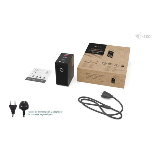 Cargador i-tec 100W Intelligent Multiport USB 3 Puertos USB-C y USB-A