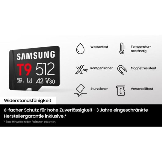 Carte microSD Samsung MB-MH128TB/WW 128 Go UHS-I A2 V30 200 Mo/s