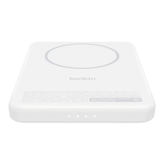Powerbank Belkin BPD011HQWH 5000 mAh Cargement Sans Fil 20 W Blanc