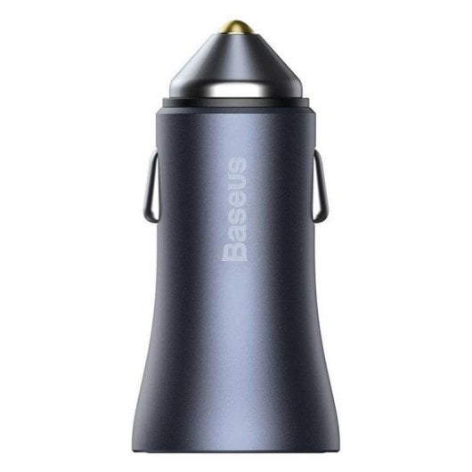 Auto-Ladegerät Baseus Golden Contactor Pro USB + USB-C 40W QC4.0+ PD Blau