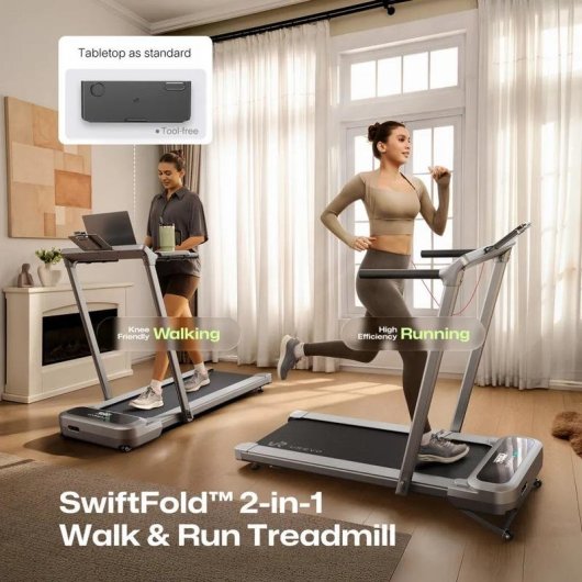 Caminadora UREVO FoldiMix 5L Pro Smart Plata Plegable 120 kg