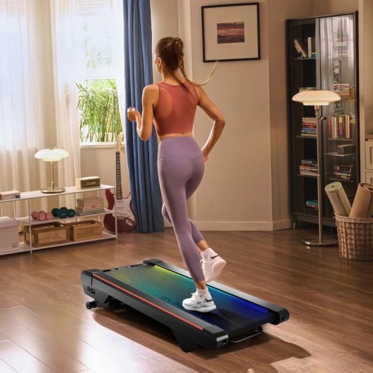 Caminadora UREVO CyberPad para Hogar 120 kg 4 km/h Inclinación Auto 14%