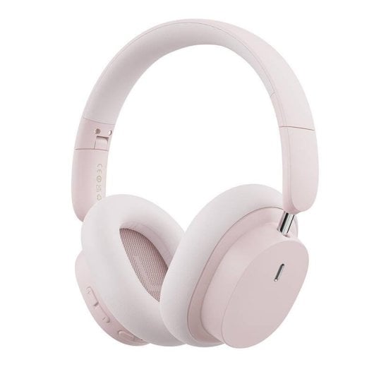 Auriculares Baseus Bowie D05 inalámbricos Bluetooth 5.2 con micrófono y batería 70h rosa dorado