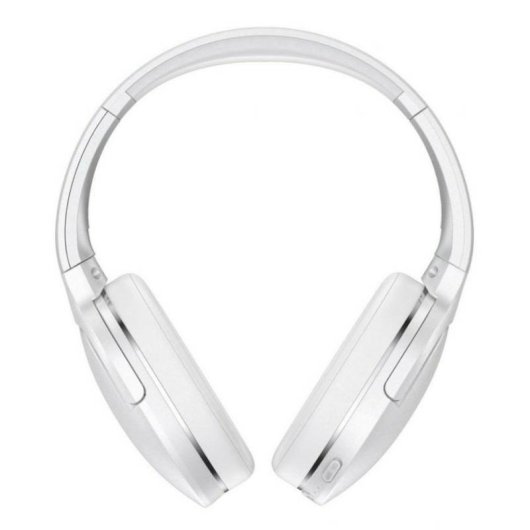 Auriculares Baseus Encok D02 Pro inalámbricos Bluetooth 5.3 con cable, cancelación de ruido, blancos