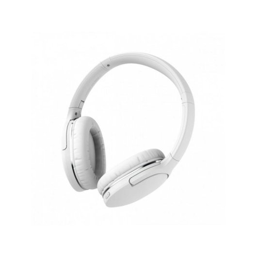 Auriculares Baseus Encok D02 Pro inalámbricos Bluetooth 5.3 con cable, cancelación de ruido, blancos